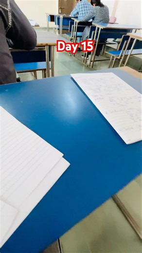 Day 15 || Mini Vlog || College Paper #shorts #short #college