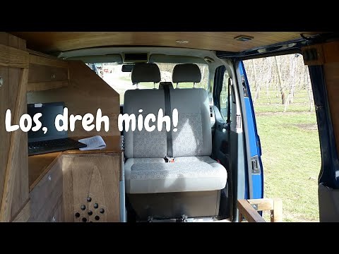 Drehkonsole für Doppelsitzbank VW T5 und TÜV Begutachtung