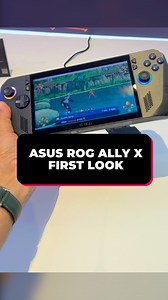 We got our first look at the new Asus ROG Ally X at Computex 2024!...