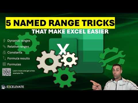 5 Creative Excel Named Range Tricks [FREE WORKBOOK!]