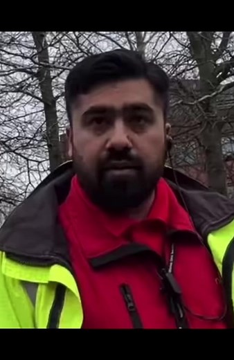 Camera Testing in Outdoor Setting with High-Visibility Gear