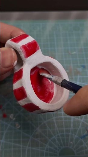 How I Made a Cute Candle Holder From Clay! #shorts