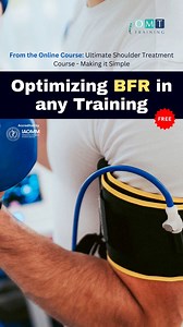 1.9K views | How to include BFR in Different Workouts? #bloodflowrestriction #rehabilitationtherapy #bfr | OMT Training | Facebook
