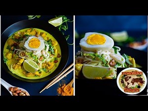 Myanmar food - Khow Suey Recipe (Burmese Curry Recipe)