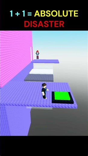1 + 1= ABSOLUTE DISASTER🥶#roblox #shorts #feedshorts #gaming