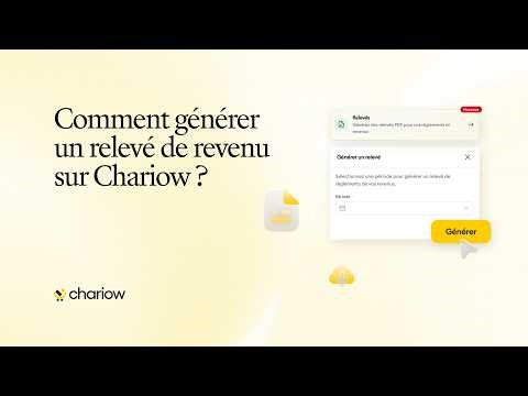 How do I generate an income statement on Chariow?