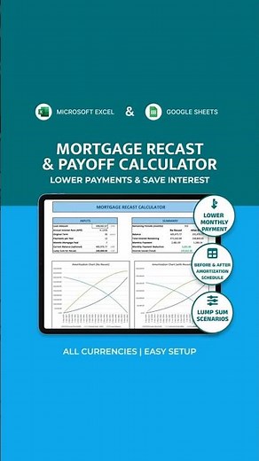 Mortgage Recast Calculator - Lower Your Monthly Payment