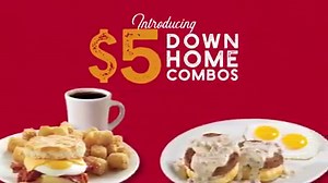 We’ve got big meals at a little price, cooked just the way you like them. Stop by and try any of our $5 Down Home Combos. Served with your choice of side and drink. | Huddle House | Facebook