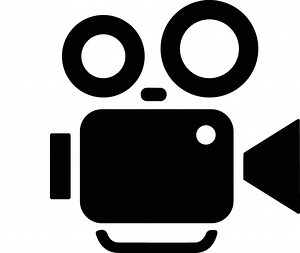 Movie video camera. Camera icon symbol sign vector illustration. Film Camera. Old Cinema icons. Film shooting, film player