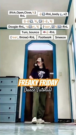 FREAKY FRIDAY mirrored dance tutorial -TikTok dance #shorts