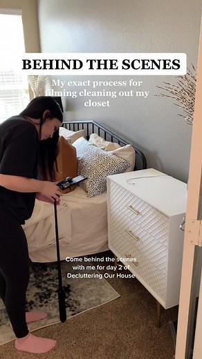 Filming a Closet Reset: Behind the Scenes Process