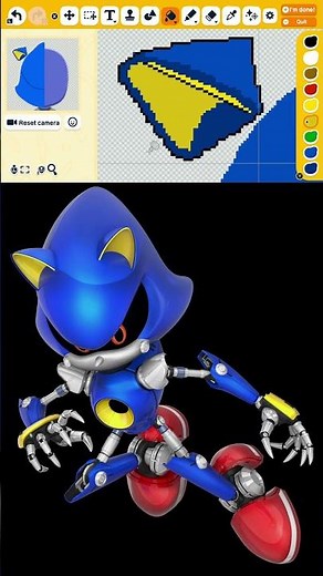 How to make Metal Sonic from Sonic the Hedgehog #metalsonic #sonicthehedgehog