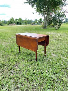 Antique Drop Leaf Table, Wood Furniture, Dining Table, Farmhouse Kitchen Table, Solid Wood - Etsy