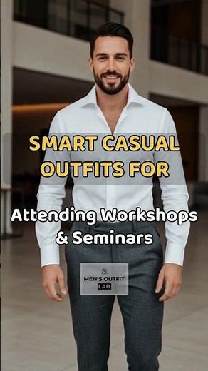 Workshop & Seminar Outfit Ideas for Men | Smart Casual Style 2026