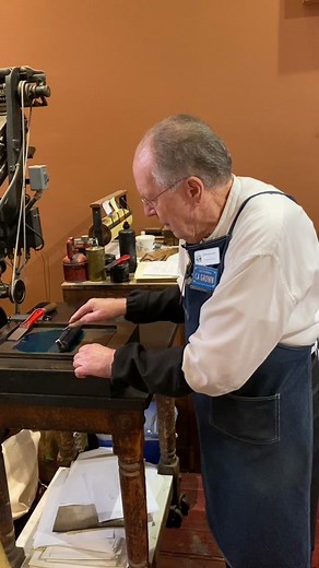 On May 8, 1886, the beverage Coca-Cola was invented by Dr. John Pemberton Stith and sold the first glass at Jacobs' Pharmacy in Atlanta, Georgia. Unlike sarsaparillas in the era, Coca-Cola was not invented as a medicine. This anniversary is observed yearly as Have A Coke Day. In honor of today, Howard letterpress printed a small cut of one of his favorite beverages and discussed how Coke bottles used to be when he was a kid. This cut is from the Stockton High School Print Shop Collection and was