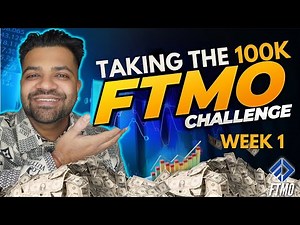 PASSING 100K FTMO CHALLENGE WEEK 1 *LIVE TRADING*