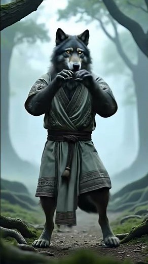 wolf fight #animation #creature #cartoon #kungfu #wolf #fighting #action #digitalart