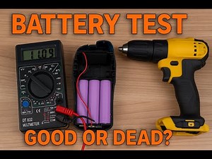 The Quick & Easiest Way to Check Lithium Ion Battery Health Using Just a Multimeter