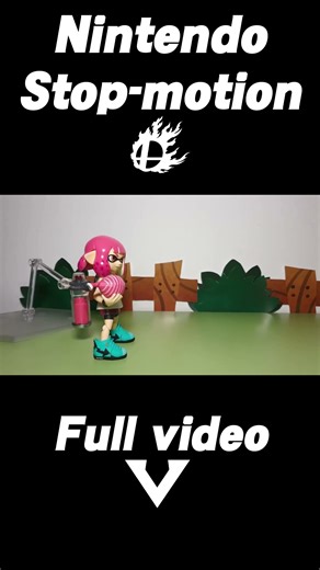 Splatoon stop-motion: "FIGHT!" | A battle across realities! #animation #nintendo #splatoon