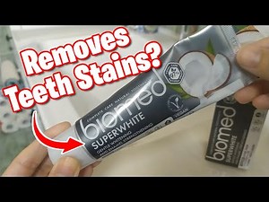 Does This Help With Teeth Stains? | Biomed Superwhite 97% natural Whitening Toothpaste Review