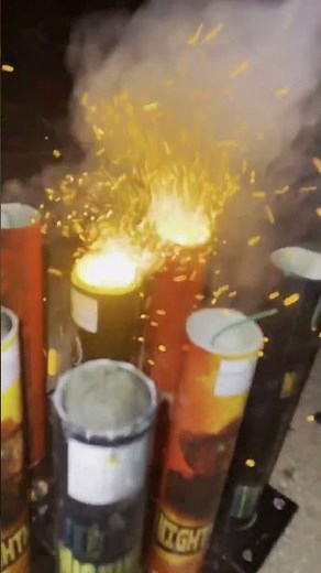 5 huge nishiki firework shells at once #fireworks #pyro #pyrotechnics
