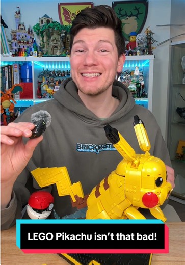 Is this LEGO Pikachu set as bad as everyone says? No, but probably still not worth $200. #72152 Pikachu and Poké Ball 🧩 2050 pieces 🏷️ $199.99 🗓️ February 27th Thank you to The LEGO Group for sending this set for review! #lego #rlfm #pokemon #legosets