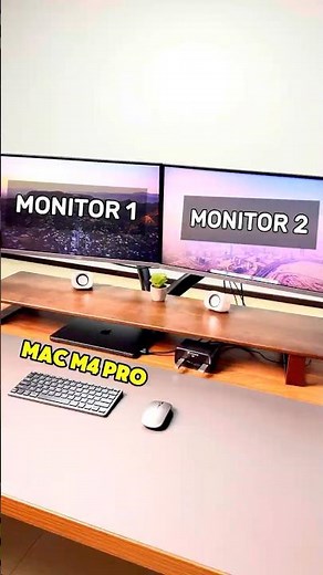 MacBook Pro M4 Pro dual monitor setup with TobenONE UDS038M #dockingstation