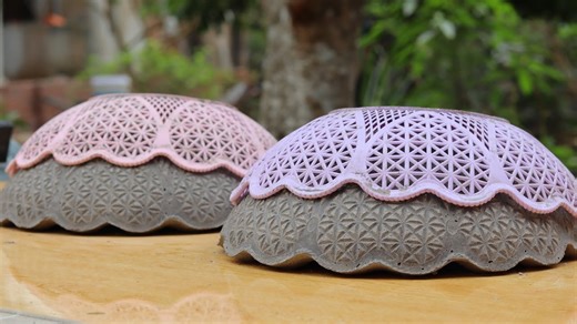 How to make cement pots using everyday items!