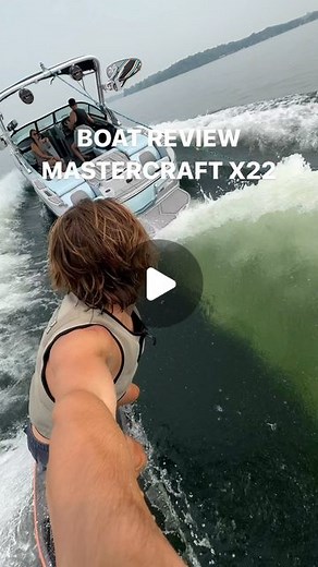 Sam Studee on Instagram: "Mastercraft X22 review! 10/10 #wakesurfing #mastercraft #wakeboat #wakeboarding"