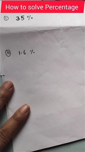 How to solve Percentage problem| प्रतिशत हल करने का आसान तरीका|#shortvideo #mathproblem #trending