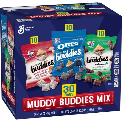 Chex Mix Muddy Buddies Mix, 1.75 oz., 30 pk. - Samsclub.com