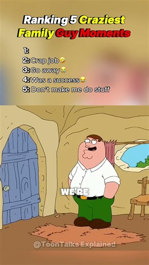 Ranking 5 Craziest Family Guy Moments