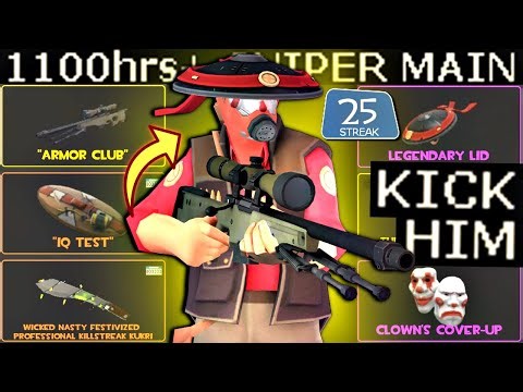 THE LEGENDARY AWPer🔸1100+ Hours Sniper Main Experience (TF2 Gameplay)