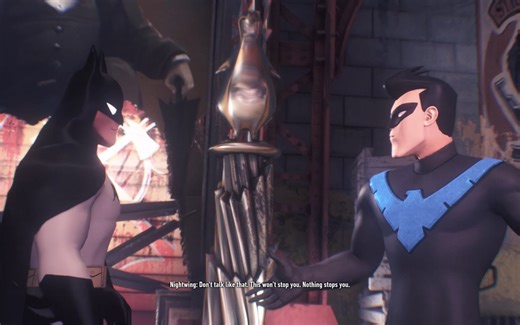 This feels like playing a remastered Batman: Vengeance game