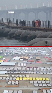 429K views · 3.6K reactions | Millions of people from around the world are heading to Uttar Pradesh in India to participate in the Mahakumbh Mela, the largest religious gathering of people on earth. This year, around 400 million people are expected to attend the 45-day spectacle, which is so large it can be seen from space. The BBC’s Anahita Sachdev lists three things that you need to know about the Mela. | BBC News India | Facebook