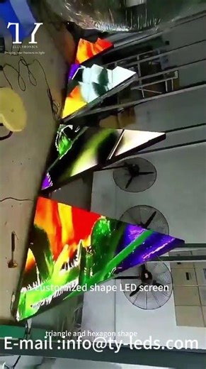 LED Triangle Display Setup Demo | Brightness & Viewing Angle Test
