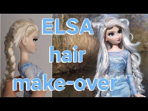 EXTREME Elsa hair make-over! Disney Limited Edition Doll reroot