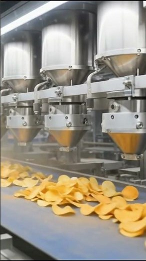 How Potato Chips Are Made | Inside a Modern Chip Factory #shorts 2