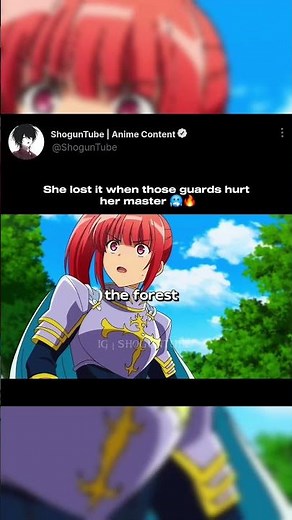 She lost it when those guards hurt her master