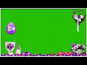 FREE GREEN SCREEN HD NO COPYRIGHT EASTER VARIATIONS WITH EFFECTS FOR YOUR VIDEO