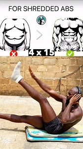 Shredded Abs Workout at Home – No Equipment Needed. Quick and effective ab workout you can do right at home! No equipment required, just your bodyweight. Perfect for building strong, defined abs. #HomeWorkout #AbsWorkout #NoEquipment | Raggah Erastus