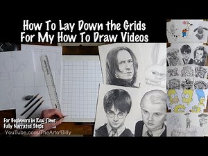 Techniques You Need To Lay Down the Grids For Drawing And Art (The Art Of Billy’s How To Draw Films)