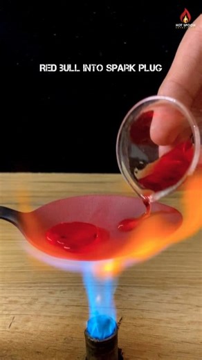1000C° Hotspoon VS Red Bull 😱 #satisfyingvideo #experiment #foryou #fyp | Hot Spoon Experiments