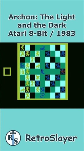 Archon: The Light and the Dark Gameplay Atari 8 Bit