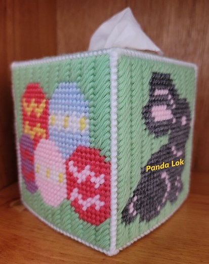 Easter Bunny and Color Eggs Plastic Canvas Tissue Box Cover PDF Pattern Only Instant Download This is NOT a Finished Product Boutique Tissue - Etsy