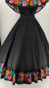Traditional Mexican Embroidered Floral Dress – Handmade Special Edition. - Etsy