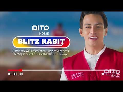 Same-day WiFi installation with DITO Home!