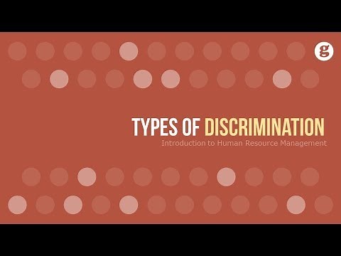 Types of Discrimination