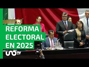 Reforma electoral: Morena asegura que iniciará debate en el primer semestre del 2025