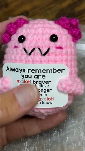 Crochet Axolotl Plush Gift Review
